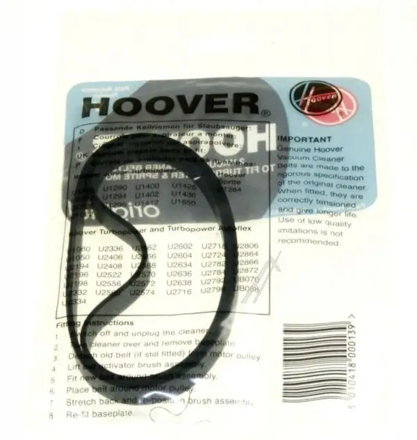 Candy Hoover Vacuum Agitator Belts V7 Turbo 09020165