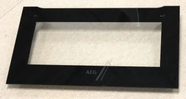 Electrolux AEG Oven Front Glass, Black, 594 x 332 mm 140053974014