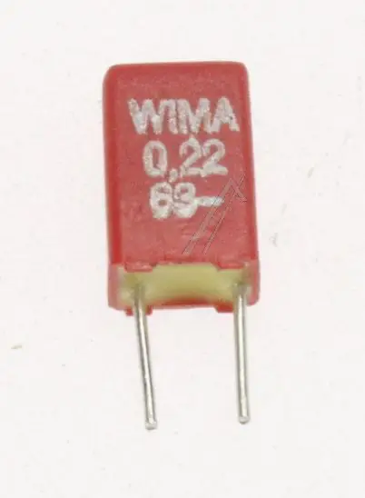 Wima MKS02-RM Capacitor, 0.22uF 63V, 2.5 mm