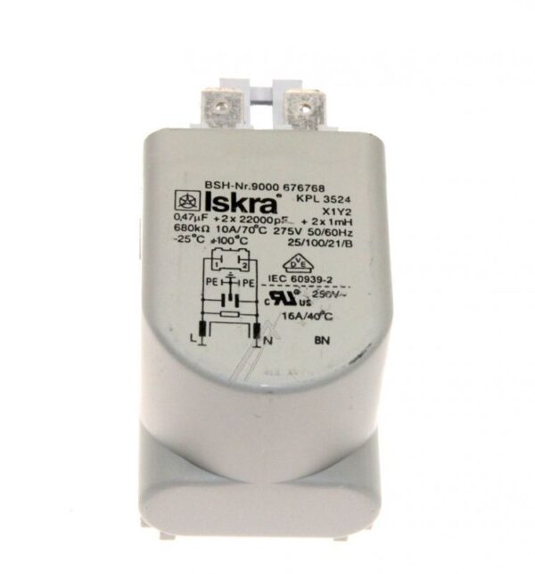 Bosch Siemens Interference Suppression Capacitor, 0.47 uF + 2X22000PF