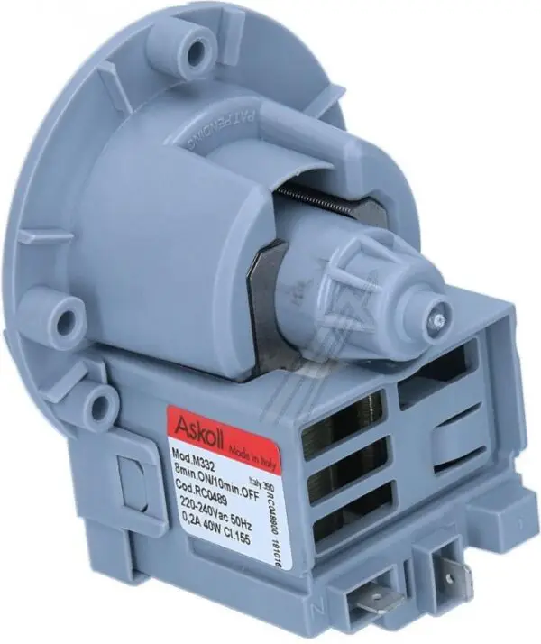 Whirlpool Indesit Universal Magnetic Motor Drain Pump, 40W 482000031133