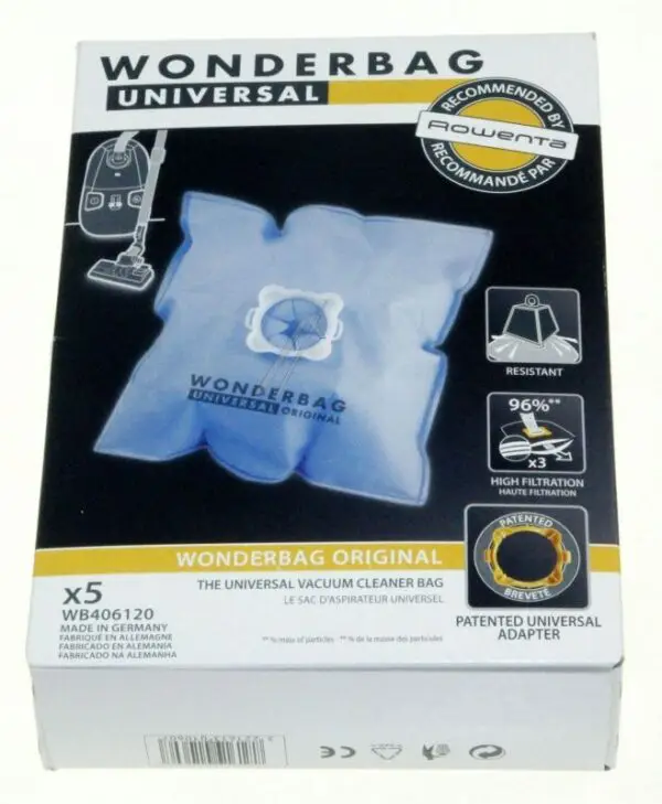Wonder Bag Vacuum Dust Bags, Pack of 5 WB406120