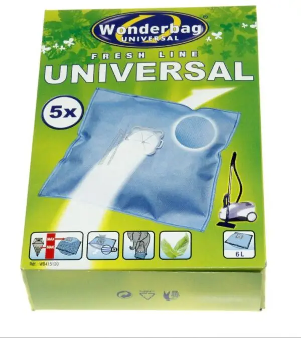 Wonder Bag Mint Aroma Vacuum Dust Bags, Pack of 5 WB415120