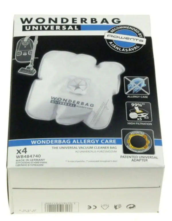 Wonderbag Allergy Care Dust Bags, Pack of 4 WB484740