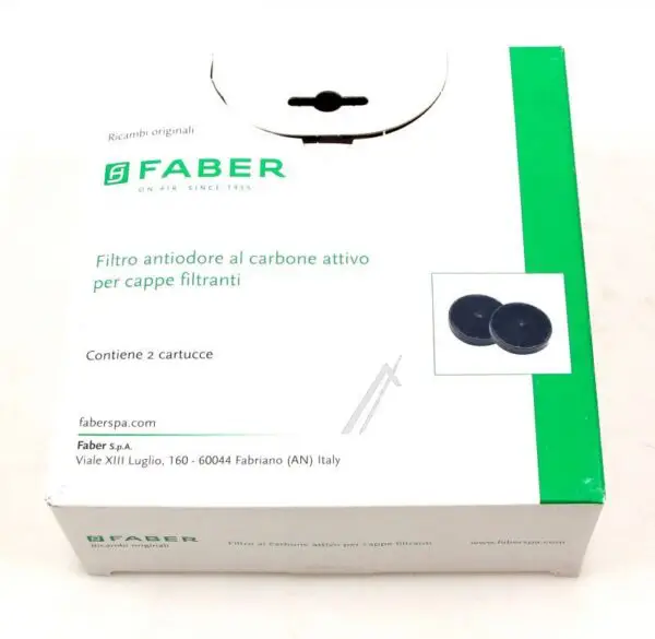 Faber Franke F8 Carbon Filter, Pack of 2, Longlife 1120157240