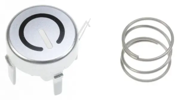 Whirlpool Indesit On-Off Button, Silver 482000089350