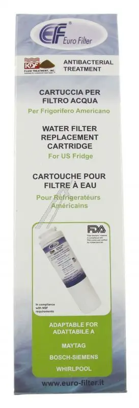 Eurofilter Fridge Water Filter for Maytag Bosch Whirlpool Candy WF028K