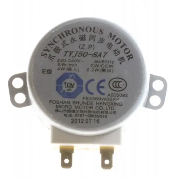 Panasonic Microwave Turntable Motor TYJ50-8A7 Z63269W00XP