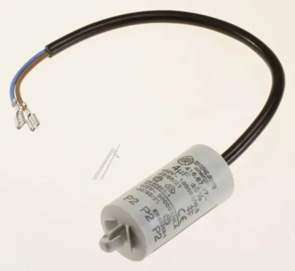 Whirlpool Indesit Capacitor, 4µF, 250/200MM 482000031930