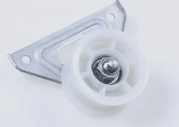 Whirlpool Indesit Tumble Dryer Jockey Wheel and Bracket Assembly 488000728616