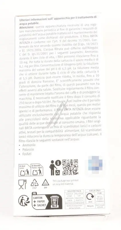 Bosch Siemens Brita Intenza Coffee Machine Water Filter 17008835