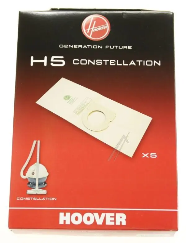 Candy Hoover H5 Vacuum Cleaner Bags, Pack of 5 09178484
