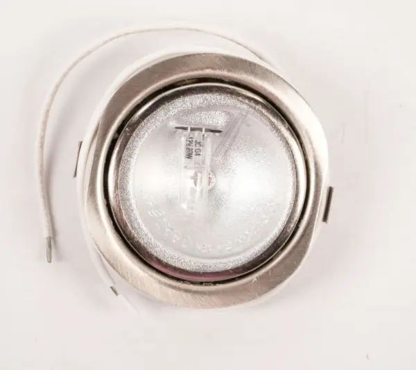 Tecnowind Halogen Lamp, 20W Flat PAR Inclined Nickel Brushed SPK0931 A073601