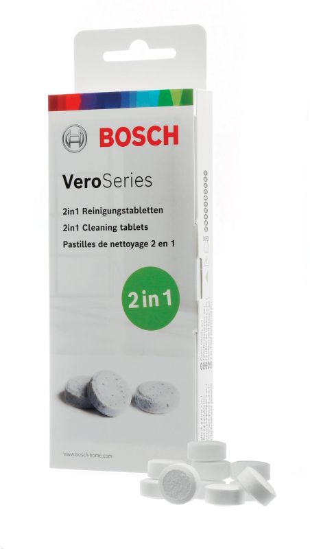 BOSCH/SIEMENS BOSCH/SIEMENS 00312434 CLEANING TABLETS CLEANING TABLETS FOR FULLY AUTOMATIC COFFEE MACHINE BOSCH, 10 X 2.2G