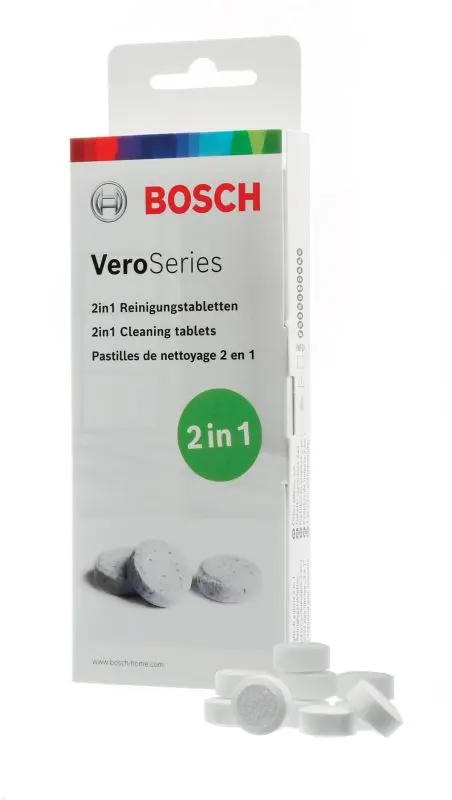 Bosch Siemens Coffee Machine Cleaning Tablets, 10 x 2.2 g 00312434