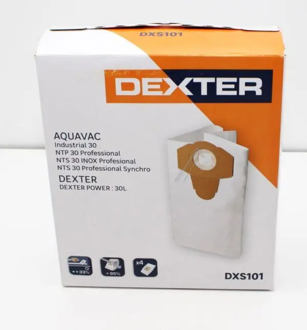 Electrolux AEG DXS101 Dust Bags, Pack of 4 9001668152