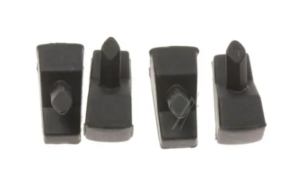 Whirlpool Indesit Rubber Foot Kit, Pack of 4 484000000840