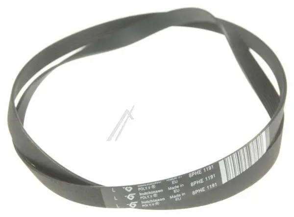 Whirlpool Indesit Drive Belt 1191 H8, Hutchinson 488000305069