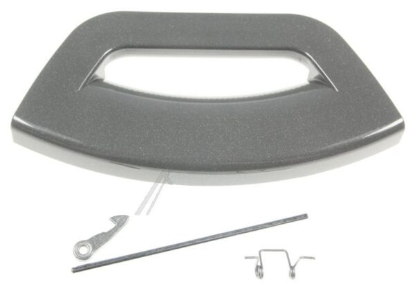 Whirlpool Indesit Door Handle Kit, Graphite Futura 482000091056