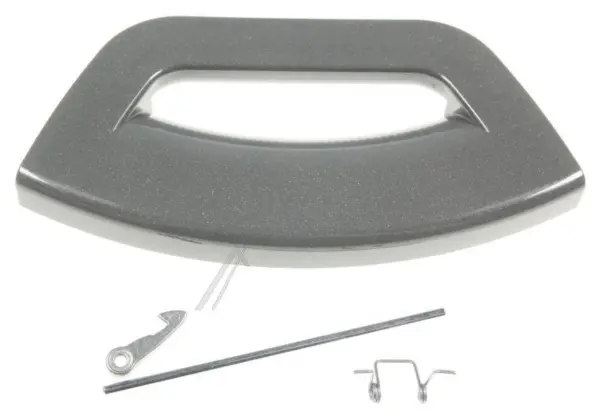 Whirlpool Indesit Door Handle Kit, Graphite Futura 482000091056