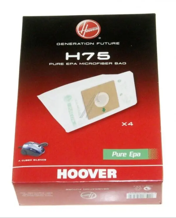 Candy Hoover H75 Microfibre Pure EPA Dust Bag, 2 l 35601663