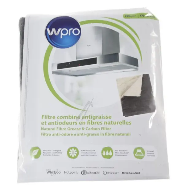 W-Pro Ecological Active Carbon Filter, 470 x 570 mm 484000008652