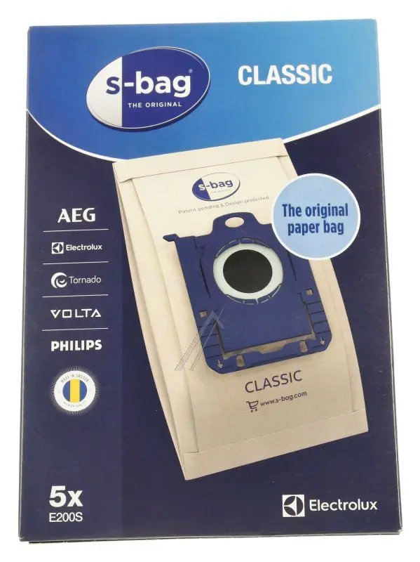 Electrolux AEG Classic Dust Bags, Pack of 5 E200S 9001684621