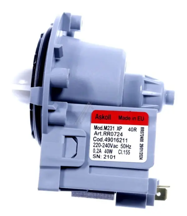 Haier Candy Hoover Askoll Universal Drain Pump M231XP 70042618