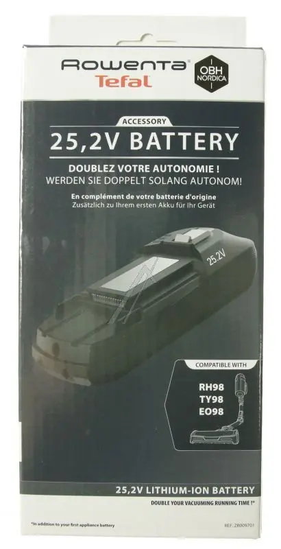 XForce Vacuum Cleaner Battery, 25V ZR009701