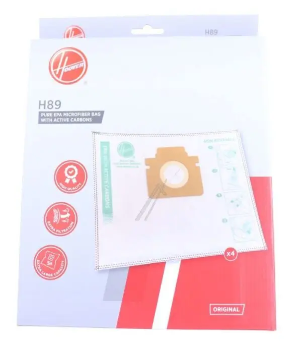 Haier Candy Hoover H89 Carbon Dust Bags 35602718 HE500