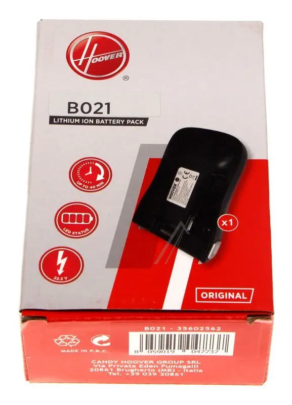 Candy Hoover Vacuum Cleaner Battery B021 35602562