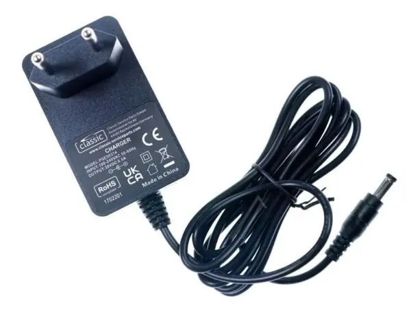 Charger for Bosch Vacuum Cleaner, 39V 0.5A EU Plug PSE50374
